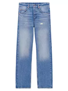 Длинные мешковатые джинсы Extreme из денима Saint Laurent, синий