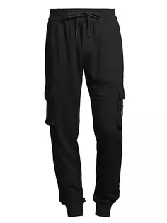 Золотые джоггеры-карго Icon Sportswear Clemon Moose Knuckles, черный