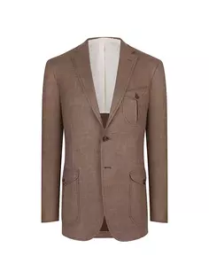 Тканая куртка Stefano Ricci, коричневый