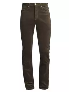Бархатные джинсы скинни Brando Monfrère, цвет velvet verdant
