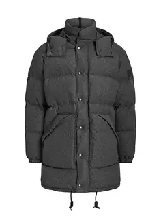 Пуховое пальто Boulder Polo Ralph Lauren, серый