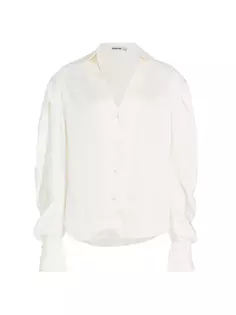 Блузка Yanna с разрезными рукавами Simkhai, белый