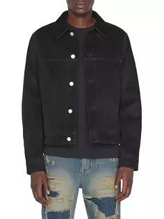 Замшевая куртка дальнобойщика Frame, цвет noir