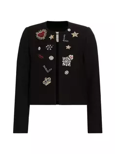 Куртка с нашивкой Bowie L&apos;Agence, черный L'agence