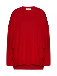 Шерстяной свитер Valentino Garavani, красный