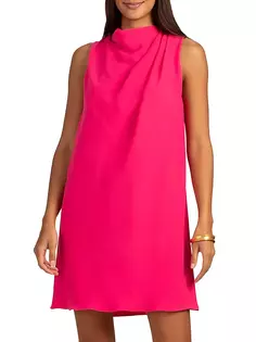 Мини-платье трапециевидной формы Sabrina Trina Turk, цвет rosewater