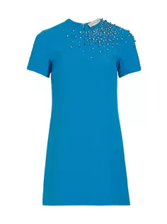 Мини-платье прямого кроя Lauren с украшением Sachin &amp; Babi, цвет azure