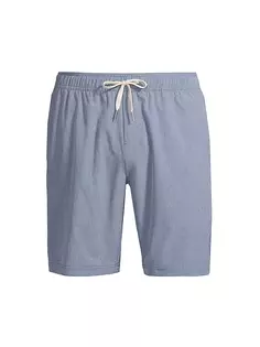 Пляжные шорты Solid 1 8 дюймов Fair Harbor, синий