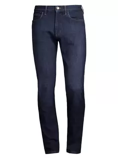 Узкие эластичные джинсы с пятью карманами Loro Piana, синий