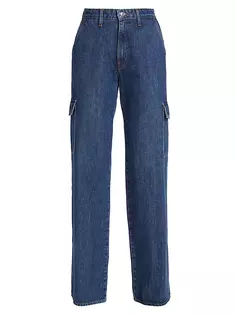 Практичные джинсы широкого кроя Erika Derek Lam 10 Crosby, цвет bedford dark