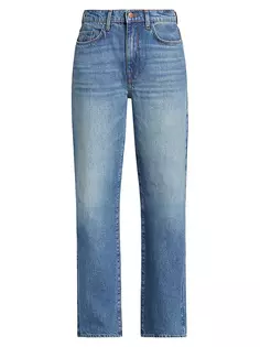 Мешковатые джинсы с высокой посадкой и градиентом Ms. Mackie Triarchy, цвет classic indigo