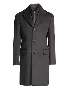 Верхнее пальто Char ID Corneliani, серый