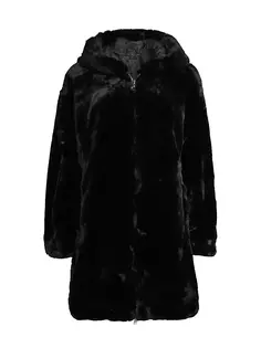 Пальто из искусственного меха State Bunny Moose Knuckles, черный