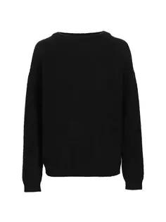 Эффектный свитер из мохера Acne Studios, черный