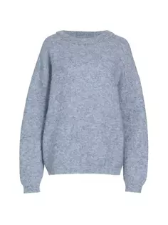 Эффектный свитер из мохера Acne Studios, цвет denim blue