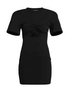Мини-платье-футболка с вырезами Nensi Dojaka, черный