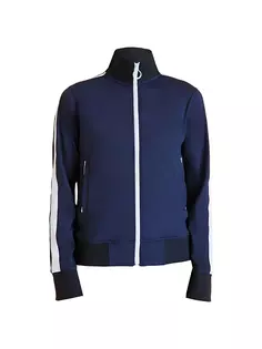 Полосатая спортивная куртка Alala, темно-синий