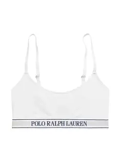 Бюстгальтер без косточек Essentials Polo Ralph Lauren, цвет white cloud