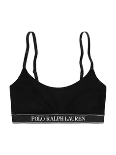 Бюстгальтер без косточек Essentials Polo Ralph Lauren, цвет onyx