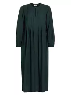 Платье миди Marta из смесового хлопка Xirena, темно-бирюзовый
