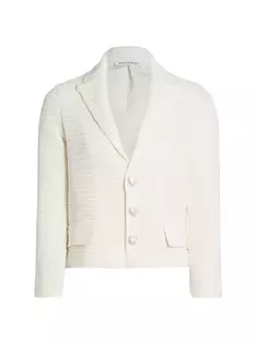 Вязаная куртка на пуговицах с кристаллами Mach &amp; Mach, белый