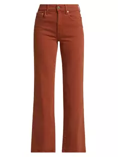 Широкие брюки Faye с высокой посадкой Derek Lam 10 Crosby, цвет terracotta