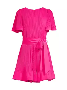 Плиссированное мини-платье Lumi Milly, цвет milly pink