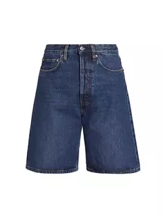 Джинсовые шорты длиной до колена Toteme, синий