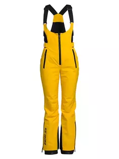 Высокоэффективный лыжный комбинезон Moncler Grenoble, желтый