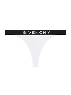 Трусики из био-джерси с подписью 4G Givenchy, белый