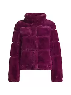 Пальто из искусственного меха «Ривьера» Milly, фиолетовый