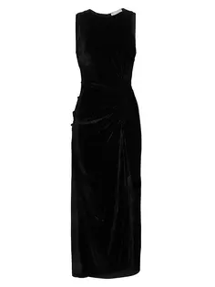 Бархатное коктейльное платье Cornelia Ulla Johnson, цвет noir
