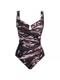 Сплошной купальник Tempest Escape Miraclesuit Swim, цвет black brown