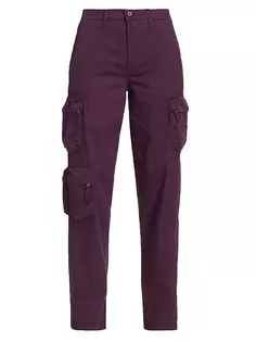 Универсальные брюки Bobbie из хлопковой смеси Pistola, цвет washed aubergine