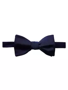Шелковый галстук-бабочка на завязке Eton, темно-синий