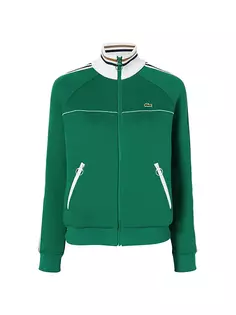 Спортивная куртка с молнией во всю длину Lacoste x Bandier Lacoste X Bandier, зеленый