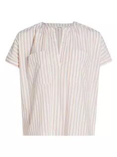 Хлопковая блузка в полоску Christine Splendid, цвет soleil stripe