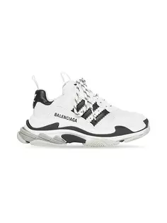 Кроссовки Balenciaga / Adidas Triple S для маленьких детей и детей Balenciaga, черный