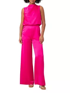 Комбинезон Bleecker с широкими штанинами Trina Turk, цвет trina pink