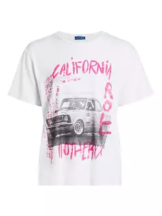 Хлопковая футболка Rowdy с графическим рисунком Mother, цвет california roll