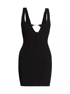Мини-платье Sierra с логотипом Jacquemus, черный
