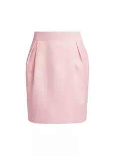 Атласная мини-юбка Mainline Duchess Kate Spade New York, цвет impatiens pink