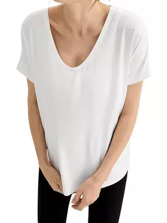 Идеальная футболка с V-образным вырезом для беременных Hatch, белый