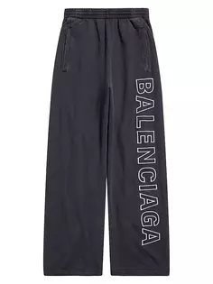 Мешковатые спортивные штаны Outline Balenciaga, черный