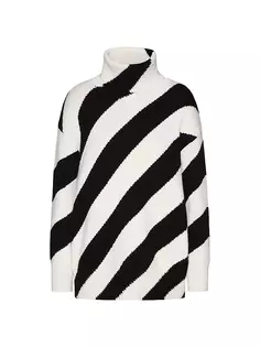 Шерстяной свитер Valentino Garavani, цвет ivory black