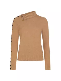 Кашемировый свитер на пуговицах Proenza Schouler, цвет light camel