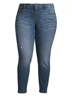 Джинсы скинни Hazel со средней посадкой Slink Jeans, Plus Size, цвет hazel