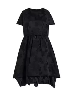 Многослойное жаккардовое платье-миди Comme Des Garçons Comme Des Garçons, черный