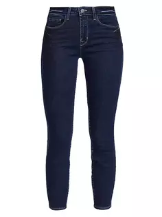 Укороченные джинсы скинни Margot L&apos;Agence, цвет 400 am L'agence