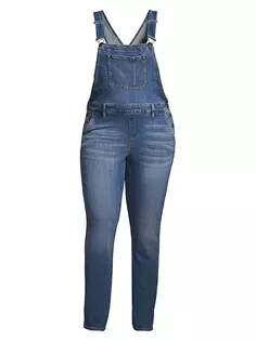 Джинсовый комбинезон прямого кроя Josephine Slink Jeans, Plus Size, цвет josephine